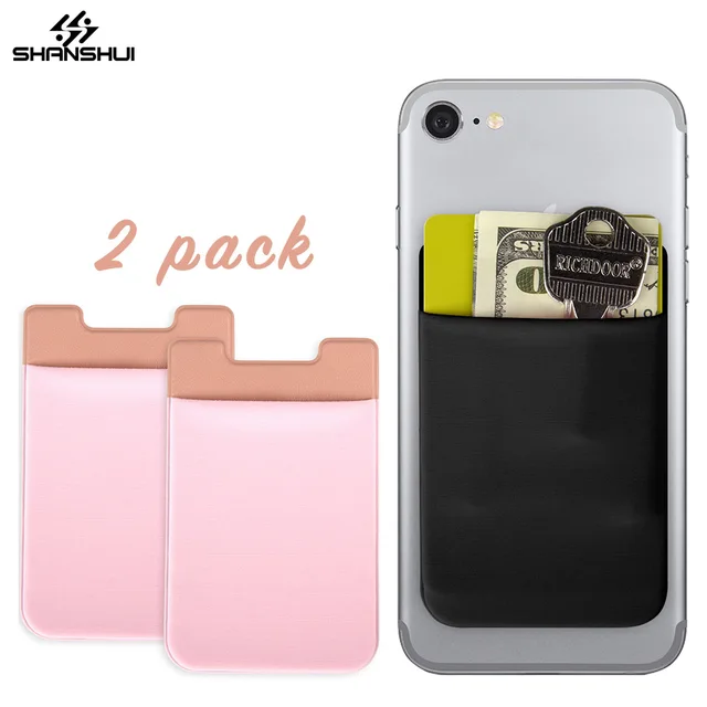 Phone Card Holder >> Mobile Phone Sticker Card Holder Stretch Wallet 2 Pack Lot Id Credit Phone Card Holder >> Mobile Phone Sticker Card Holder Stretch Wallet 2 Pack Lot Id Credit