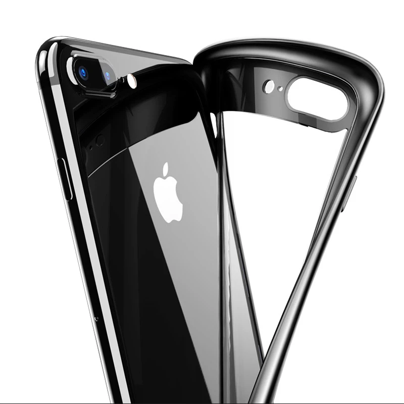 F-r-iPhone-7-7-Plus-Fall-Abdeckung-MOFI-Transparent-Fall-Weiche-Silikon-rahmen-F-r (2)
