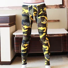 Зимние мужские теплые толстые бархатные кальсоны с принтом термобелье мужское термо нижнее белье длинное нижнее белье леггинсы 5 цветов