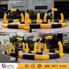 Дизайн открытый надувной Go Kart гоночная дорожка для продажи 8*5 м бинго надувные BG-A0808 игрушка