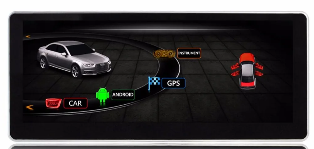 Top IPS 2Gb Ram 10.25inch Android 7.1 Car Dvd Gps Radio For Audi A5 Q5 A4L 2009 - 2016 Vedio Stereo Head Unit PC Multimedia Navi 4G 3