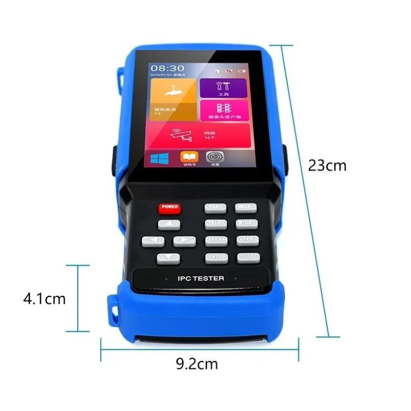  5 in 1 wifi 4.3''Touchscreen CCTV Tester with wire tracker for IPC/Analog CameraIPC 1080P AHDCVITVI