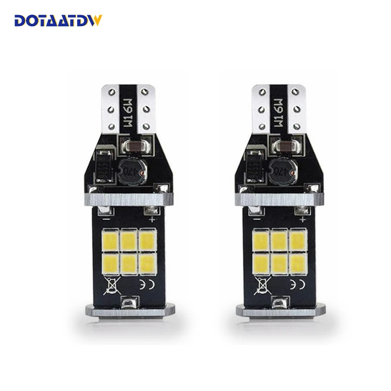Lampadine LED W16W T15 Per Auto - 12V/24V, Bianco 6500K, Senza Errori CANBUS - Foto 6