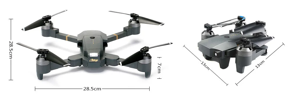 Складной Радиоуправляемый Дрон 2,4 ГГц с Wi-Fi FPV HD Квадрокоптер с камерой высота Удержание Дрон для Детский подарок игрушки