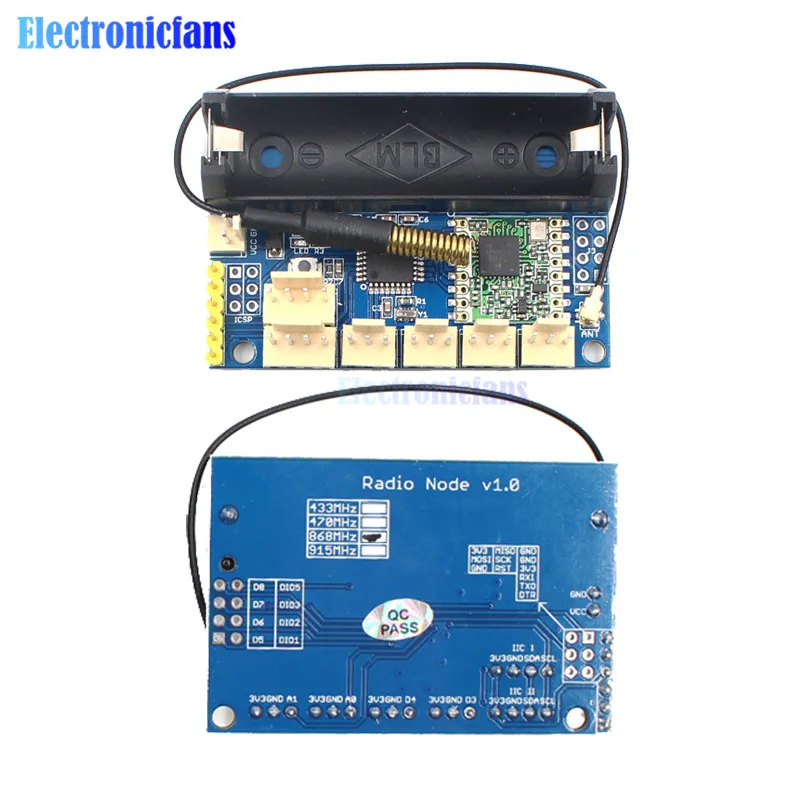 Радиосвязь LoRa V1.0 868 МГц беспроводная передача IOT модуль Lora RFM95 SX1276 для Arduino ATmega328P 3 7
