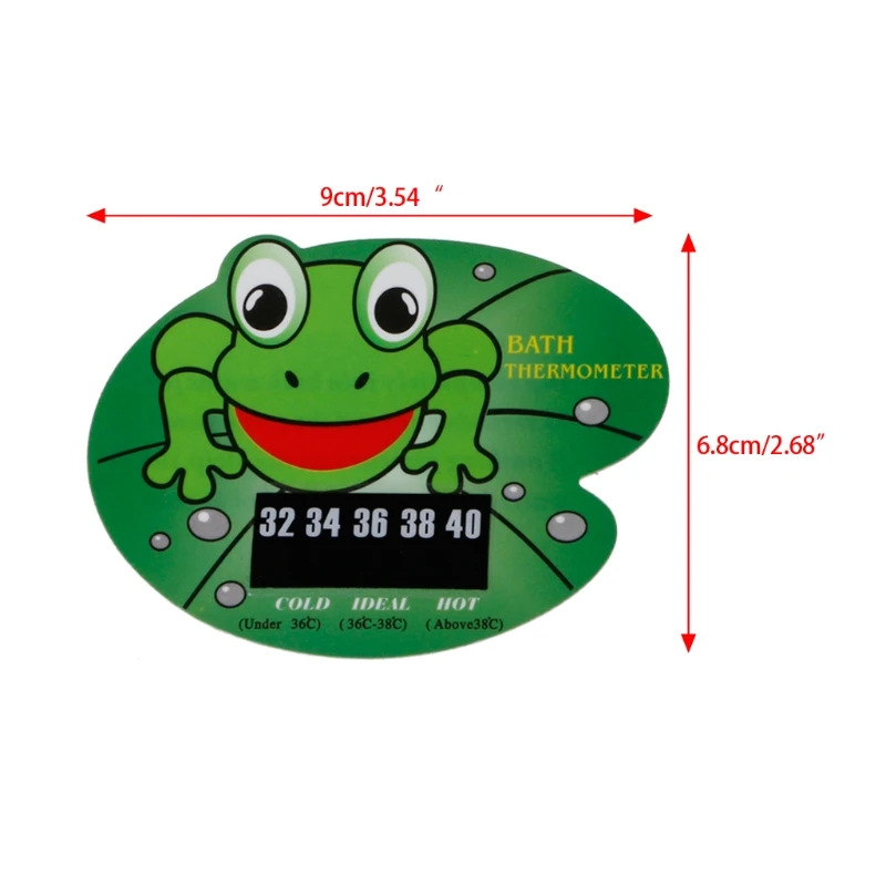 5 шт. ЖК-термометр для младенца температуры воды лягушка детская Ванна температура тестер