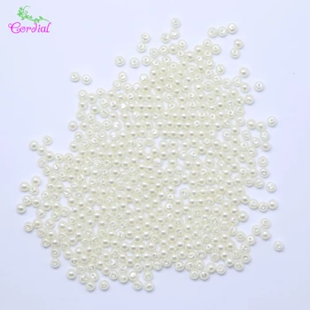 

Wholesale Cheap Fashion Bead Jewelry 5mm 1000Pcs Smooth Round Plastic Pearl Spacers Beads For Necklace Making KQWB-668014