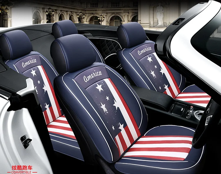 Leather Seat Covers >> OUZHI unique design flag pattern Environmental friendly pu leather car seat cover front and rear ... Leather Seat Covers >> OUZHI unique design flag pattern Environmental friendly pu leather car seat cover front and rear ...