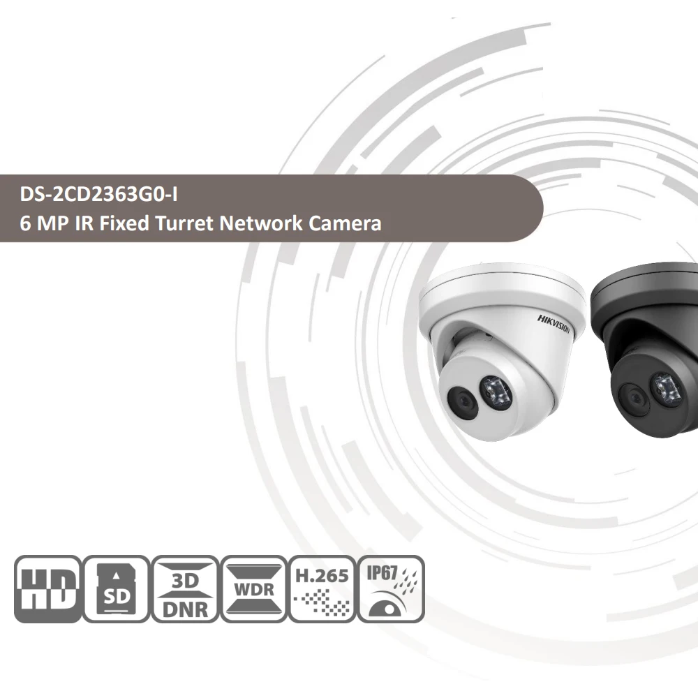 Hikvision original IP Camera DS-2CD2385FWD-I 8MP Network CCTV Camera H.265 CCTV Security POE WDR SD - 32957001949