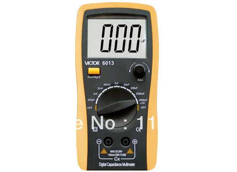 

VC6013 Capacitance Meter Digital LCR Meter New type holster, streamline design.