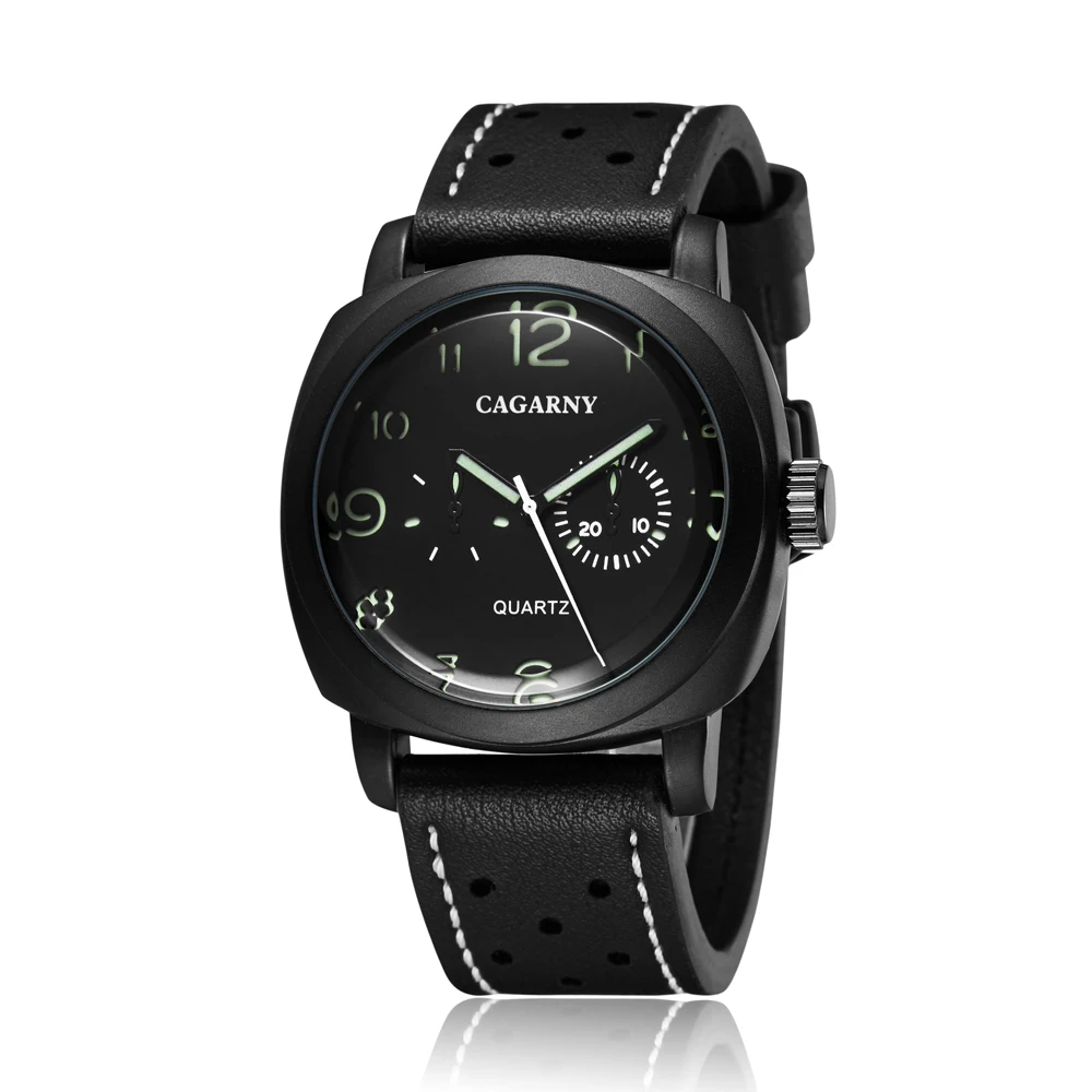 Men's Fashion Casual Sport Quartz Watch Mens Wrist Watches Top Brand Luxury Leather Drop Shipping Wristwatch Male Clock drop cheap price promotion (6)