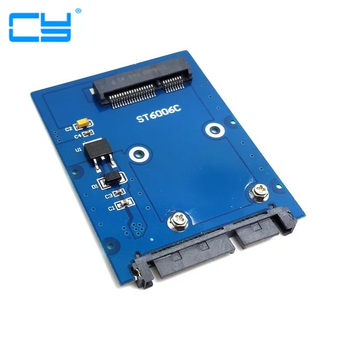 Тонкий тип Mini PCI-Express pcie pci express PCI-E ssd mSATA SSD до 2 5 &quotSATA 3 0 22pin HDD адаптер карта жесткого