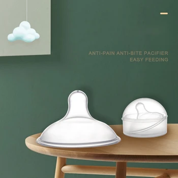 

Mother nipple Pacifier shaped Nipple Protective cover soft silicone Milk Feeding Protect Mummy Breast Soft nipple cover