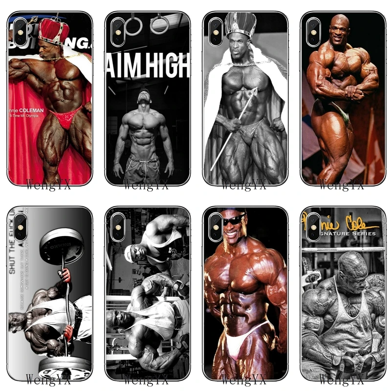 

Ronnie Coleman slim silicone TPU Soft phone cover case For Xiaomi Mi 6 6X A1 5 5s 5x 4 4c 3 mix max 2 note 2