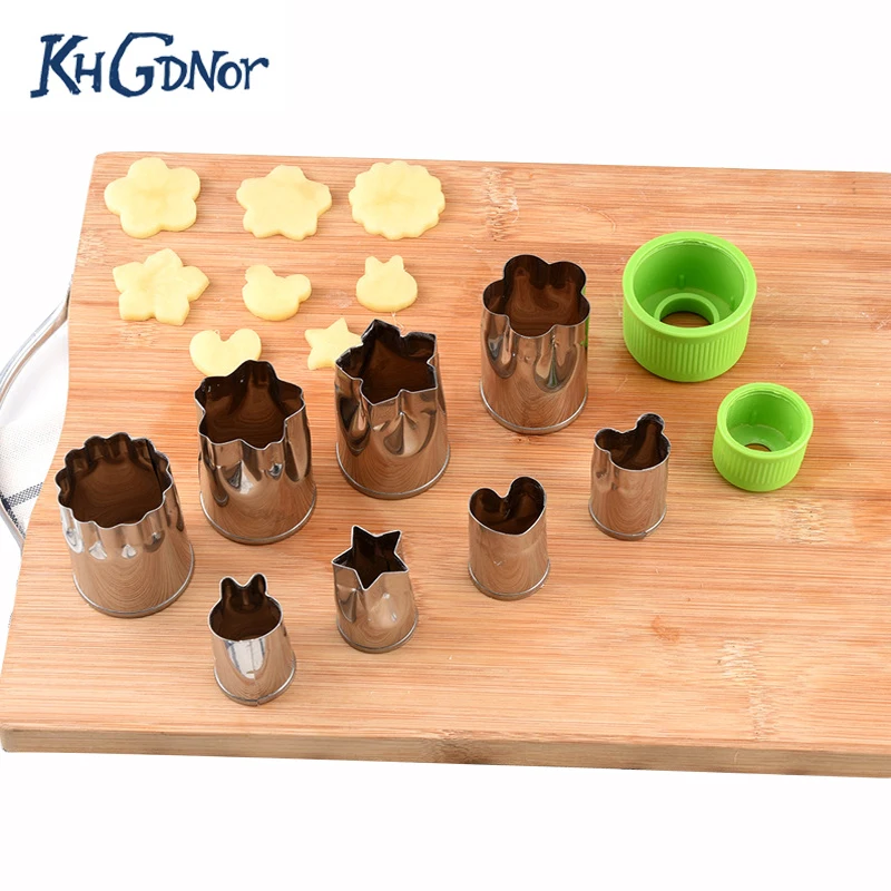 Buy KHGDNOR Fruit Decoration Cutters Flower Heart Star