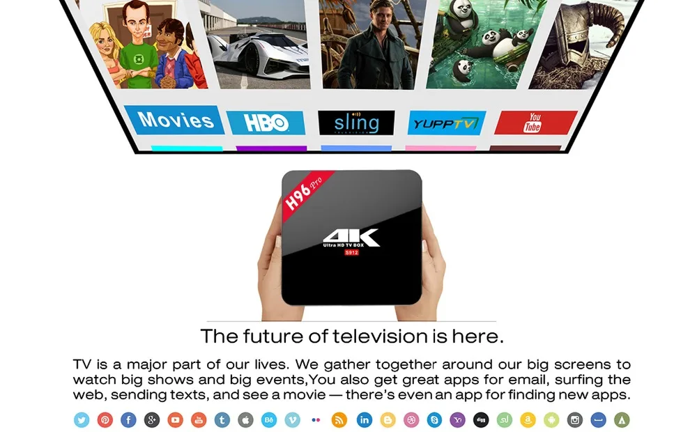 H96 pro-S912 android 6.0 marshmallow tv box 2g_16g double wifi