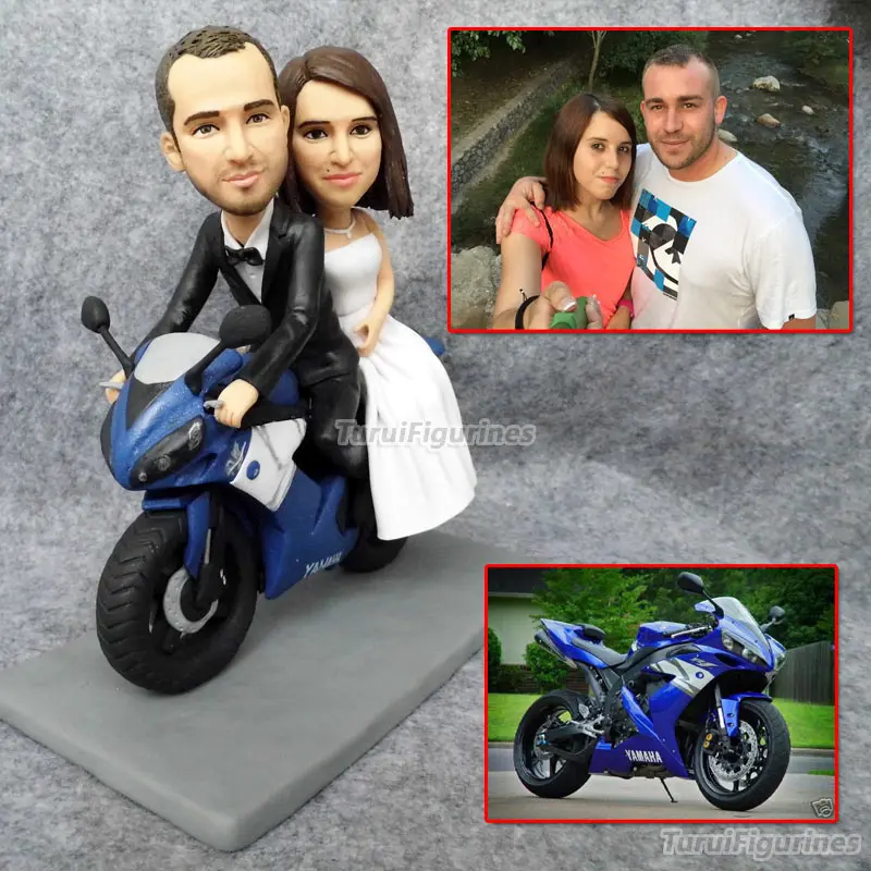 US $216.00 Creative gifts custom family 3 persion with dog figurine home decor decoration birthday cake anniversary wedding souvenir gift