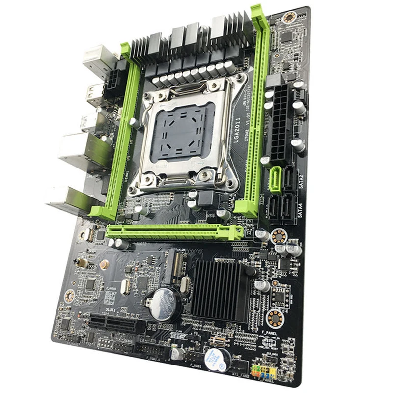 Материнская плата X79 M2 LGA2011 ATX USB3.0 SATA 6 PCI E NVME M.2 SSD поддержка памяти REG ECC и процессора