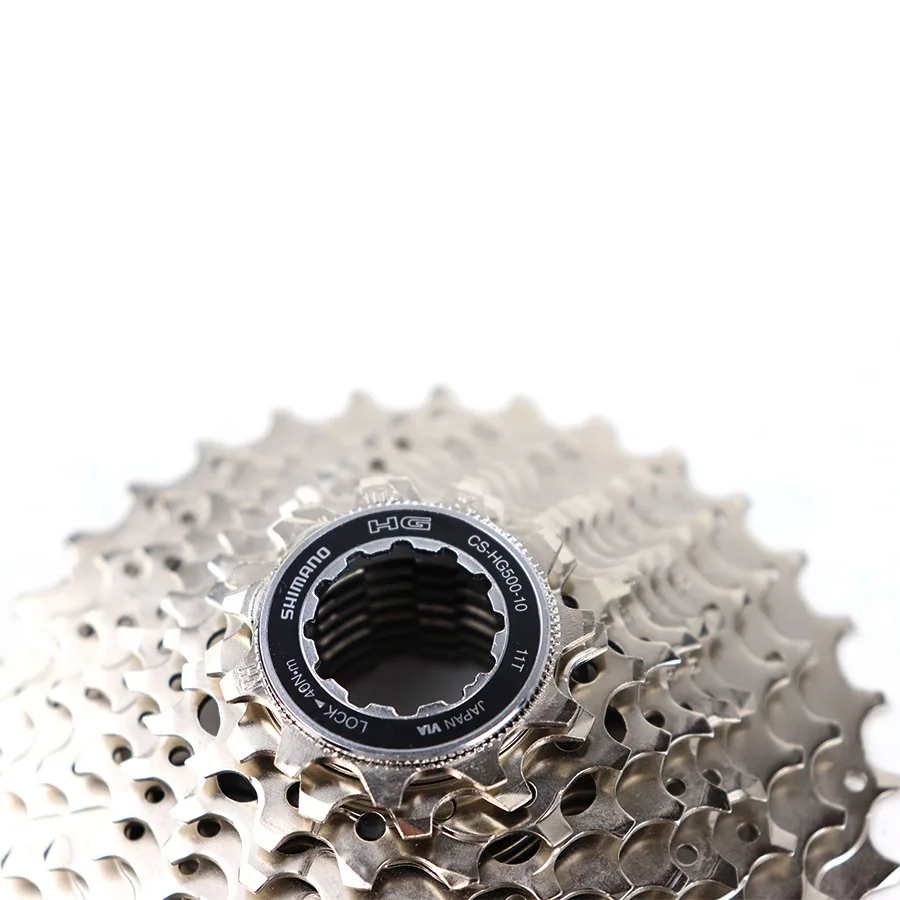 Shimano CS-HG500 rueda libre de 10 velocidades para bicicleta de carretera piñón robusto casete para transmisión de 10 velocidades Shimano CS-HG500 rueda libre de 10 velocidades para bicicleta de carretera piñón robusto casete para transmisión de 10 velocidades