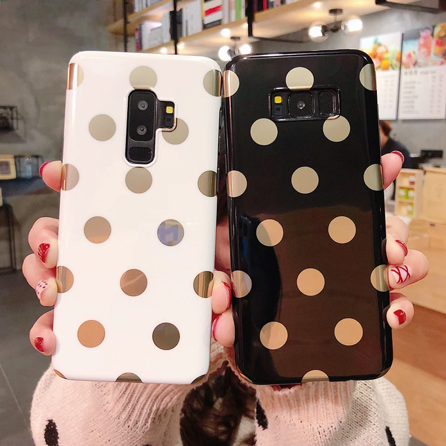 

case for samsung galaxy s8 s9 plus note 8 9 case cover fashion mirror letters soft silicoin phone bag cases for samsung s8 capa