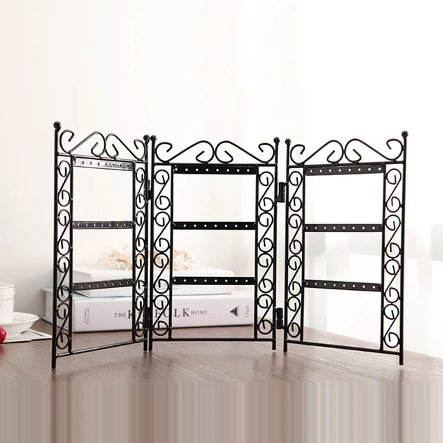 Online Shop Mordoa 40pcs Dangle Earrings Jewelry Black Metal Display Enchanting Wrought Iron Display Stands Online Shop Mordoa 40pcs Dangle Earrings Jewelry Black Metal Display Enchanting Wrought Iron Display Stands