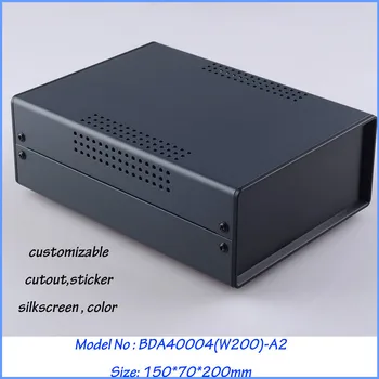 

(1pcs )150x70x200mm Standard Iron box for device enclosure Iron box for pcb box enclosures electronic metal box