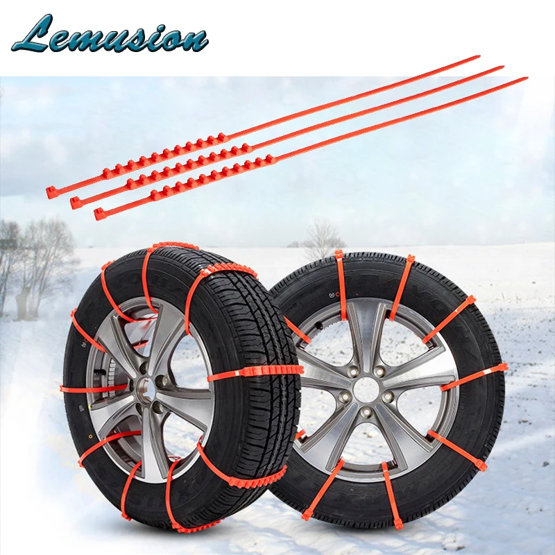Car styling 10X Winter Anti Slip Snow Chains For Audi a4 b6 a6 c5 a3