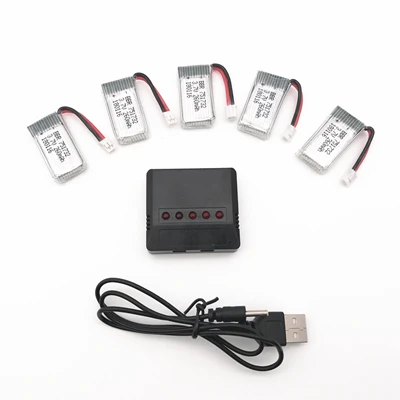 5 шт. набор зарядных USB батарей NH010 F36 H36 E010 E010C E011 E011C E013 3 7 В 260 мАч 45C для