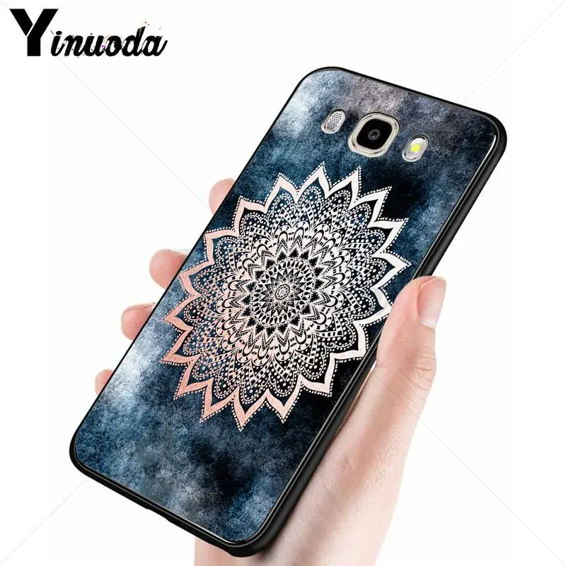 blue gold Mandala flower dream castcher