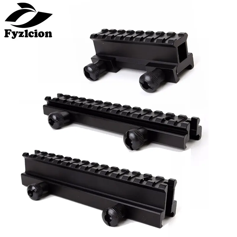 Hunting AR15 Rifles 1" Hight 14 slot See Through Full Size AR Riser