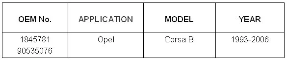 Нагреватель Мотора Вентилятора Резистор использование OE НЕТ. 1845781, 90535076 для Opel Corsa B