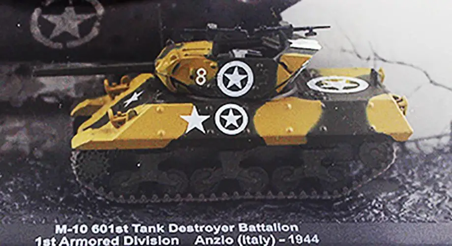 M-10 601st самоходное противотанковое орудие батальон анцио Италия 1944 1/72 литья под давлением модель танка IXO