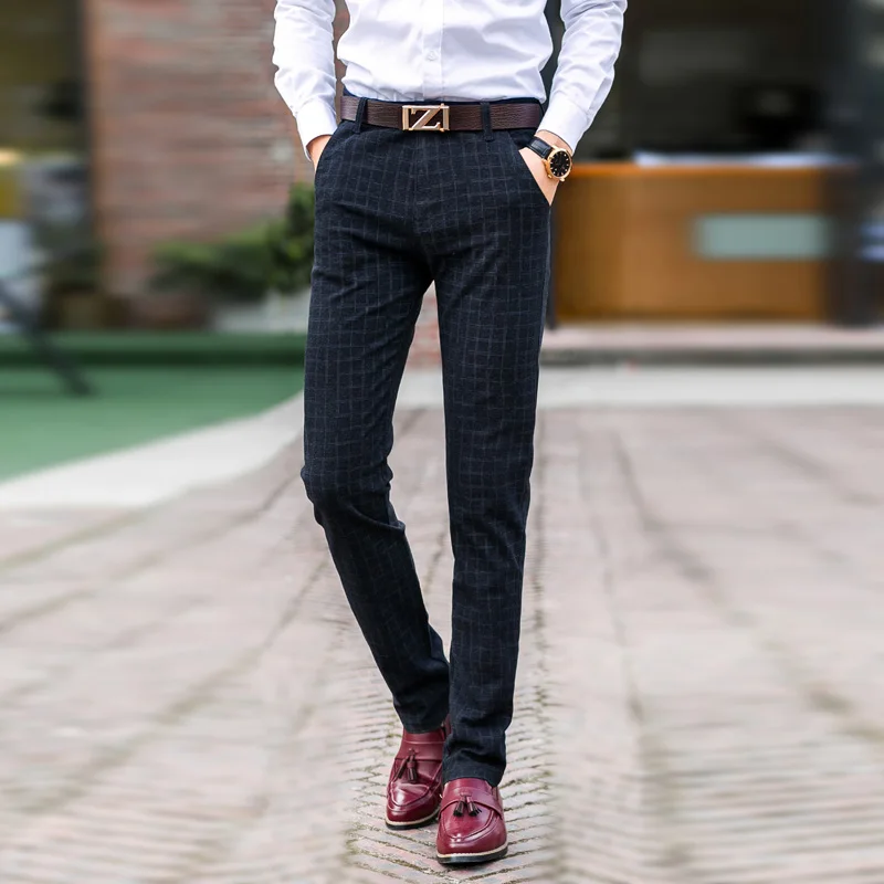 New-England-plaid-pants-dress-pants-men-High-Quality-Stretch-sanding-male-trousers-men-s-winter (6)