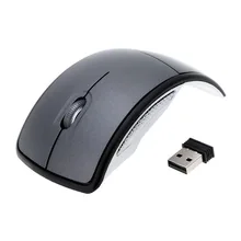 New Gaming Mouse USB Wireless 2.4GHz Arc Folding Mouse for Laptop Tablet PC Computer DOM668