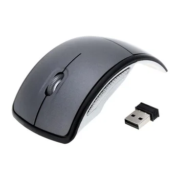 

New Gaming Mouse USB Wireless 2.4GHz Arc Folding Mouse for Laptop Tablet PC Computer DOM668