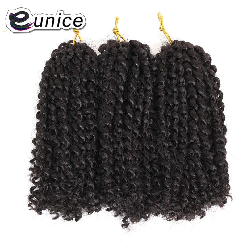 Synthetic Ombre Braiding Hair Mali bob Kinky Curly Crochet Hair (44)