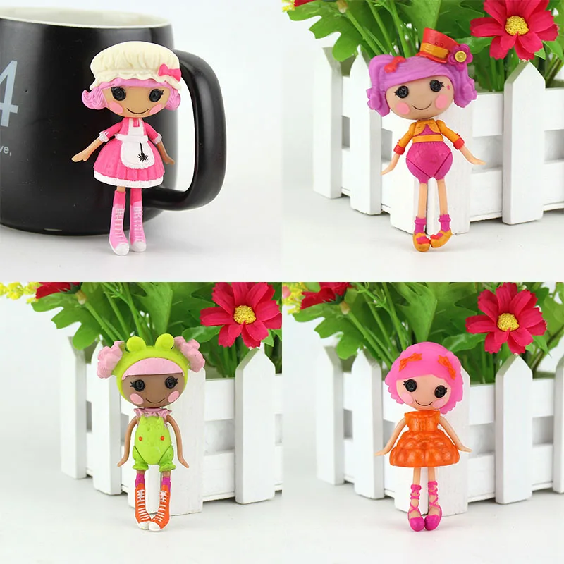 4 шт./компл. 3 дюйма оригинальные куклы MGA Lalaloopsy Мини-куклы для девочек игрушка игр |