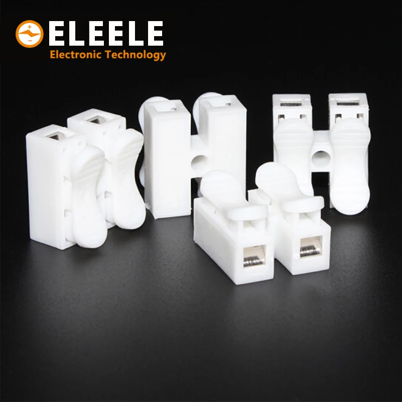 

30pcs lot 2 Pins Electrical Cable Connectors CH2 Quick Splice Lock Wire Terminals Set 20x17.5x13.5mm DX35