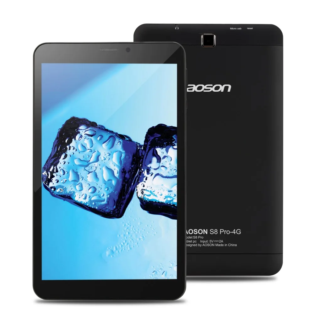 Новый aoson S8 Pro 4G Телефонный Звонок Tablet 8 дюймов ips Android 6 0 MTK8735B 16 ГБ Встроенная память