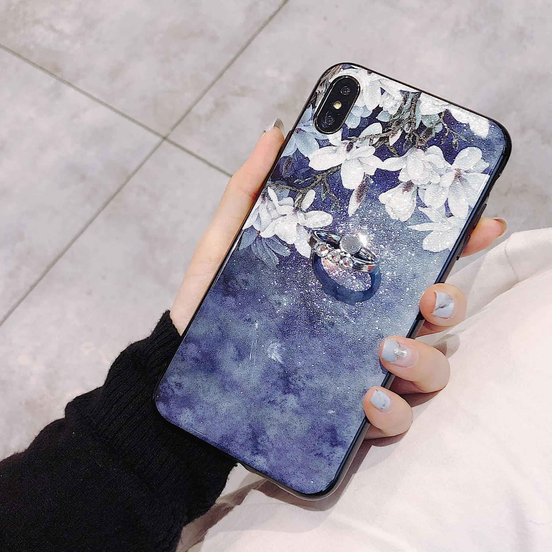 Новый блестящий чехол для samsung Galaxy S9 S8 A7 Note 8 9 подставка мобильного телефона s |