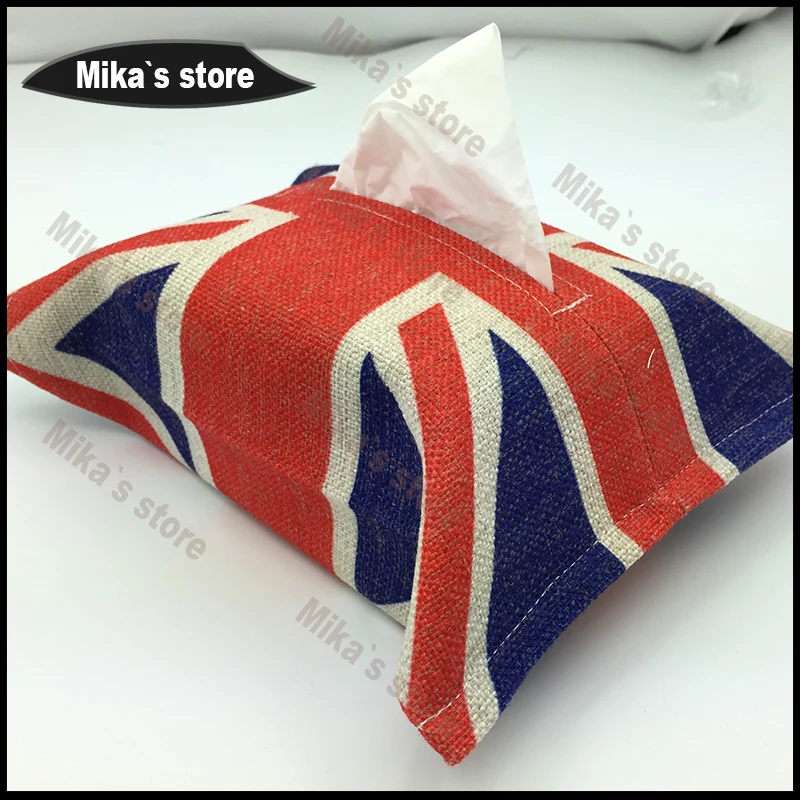 Новый стиль автомобиля ~ для MINI Cooper клетчатая красная тканевая сумка Union Jack mini R55 R56
