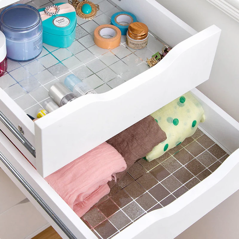 JX-LCLYL Waterproof Self-adhesive Mosaic Wall Paper Tile Sticker Contact Paper Bathroom