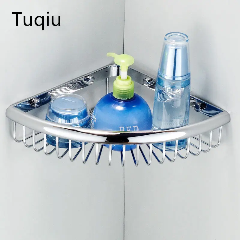 Solid Brass bathroom shelves chrome bathroom corner shelf bathroom