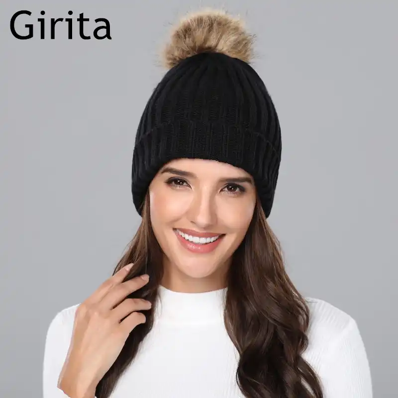 women's lined winter hats