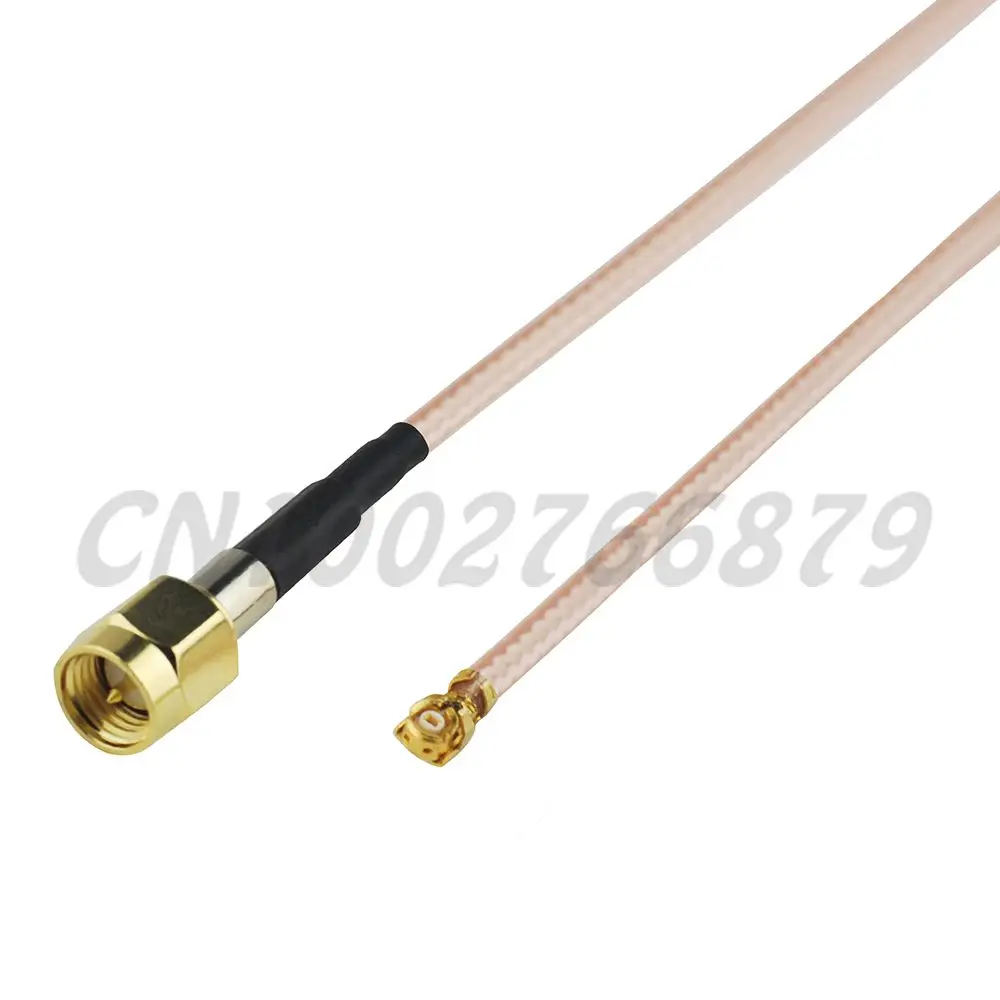 

15cm RF SMA Plug male Straight to U.fl ( IPX ) Jack Right Angle Pigtail Jumper Cable RG178