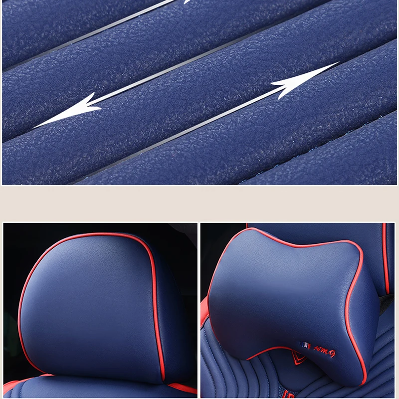 Ультра-роскошный защитный чехол для автомобильного сиденья, Автомобильная подушка для большинства четырехдверных сидений и внедорожников