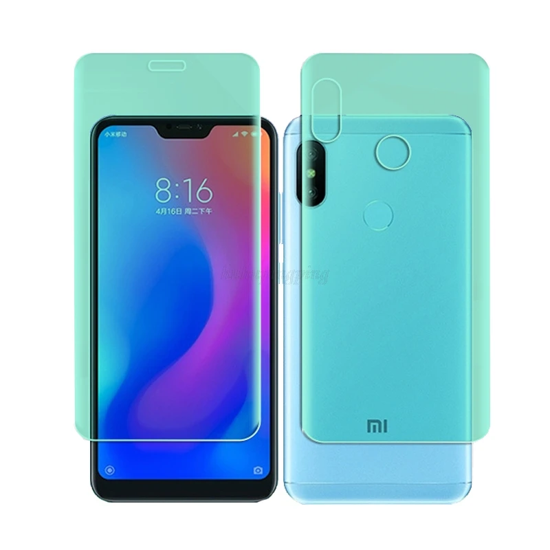 Мягкий HD Анти-Царапины палец 4D полный корпус Защита экрана для Xiaomi A2 Lite/Redmi 6 Pro 5 84