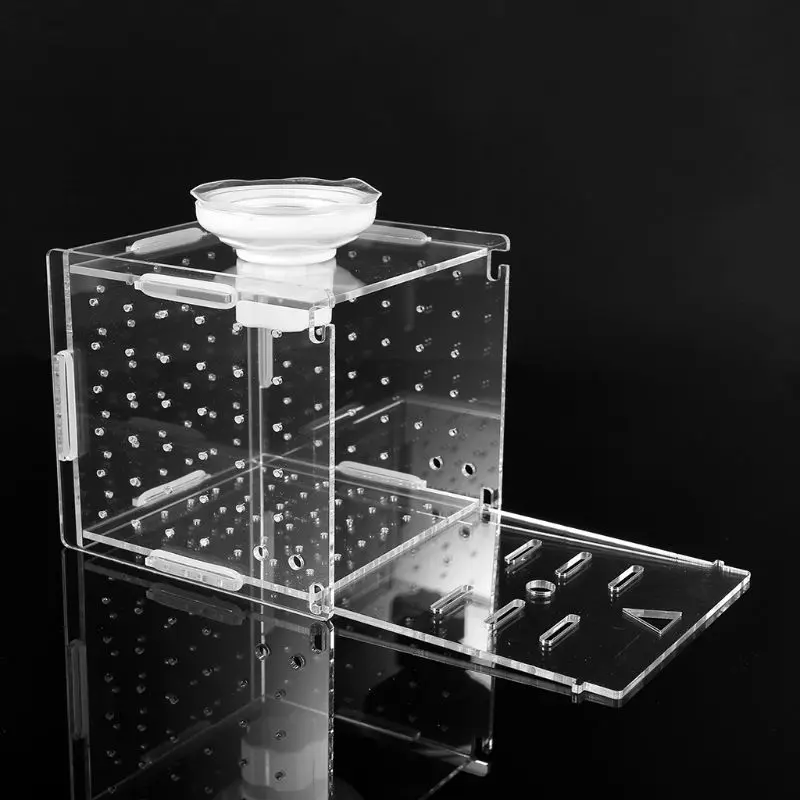 Для разведения рыб в аквариуме изолирующая коробка для маленьких рыб инкубатория инкубатор клетка с присоской крюк