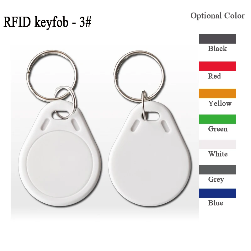 id RFID keyfob white