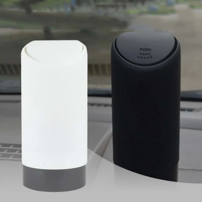 

Mini Car Garbage Can Trash Can Dust Case Holder Office Home Car Door Auto Vehicle Rubbish Bin With Lid